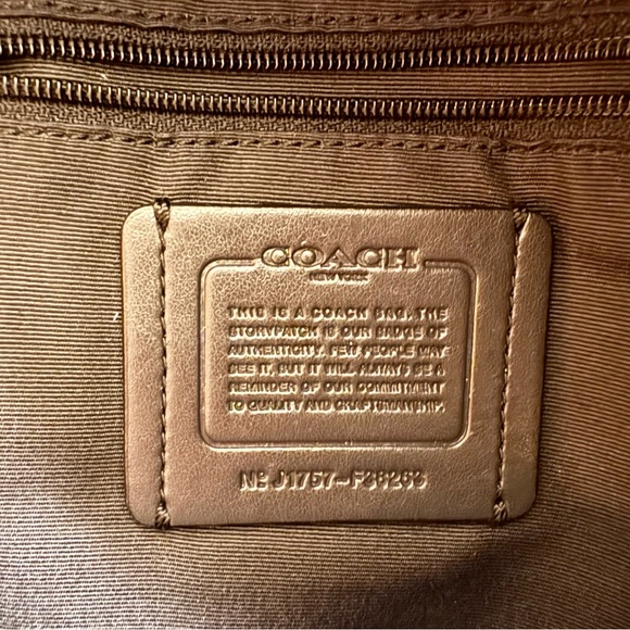 Coach Charlie Black Leather Backpack with Gold Details! - Picture 8 of 10